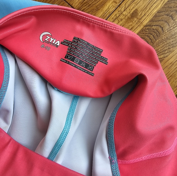 ZYIA 8-10 firecracker ombre light n tight legging - Picture 5 of 6